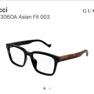 Modern Gucci Glasses w/brown marble temples